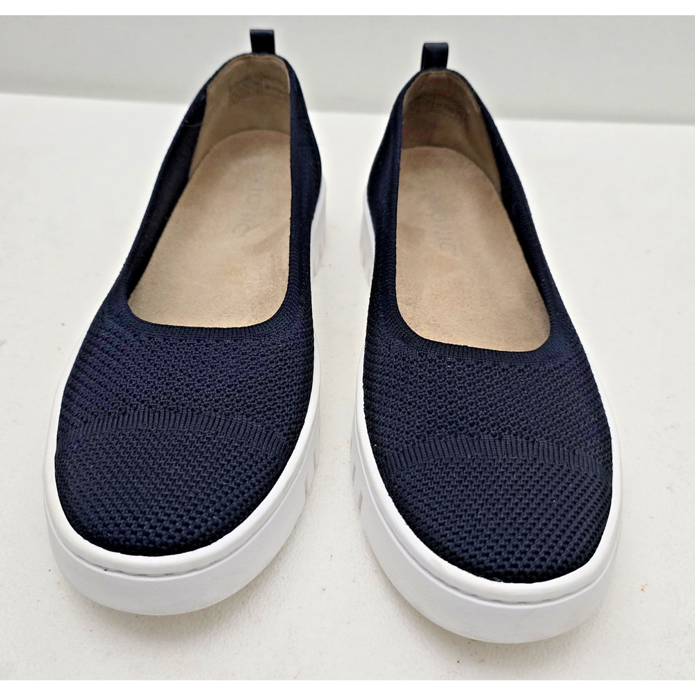 Vionic Uptown Skimmer Women's Knit Slip-on Comfort Shoe Dark Navy - Sz US 6 - Picture 2 of 9